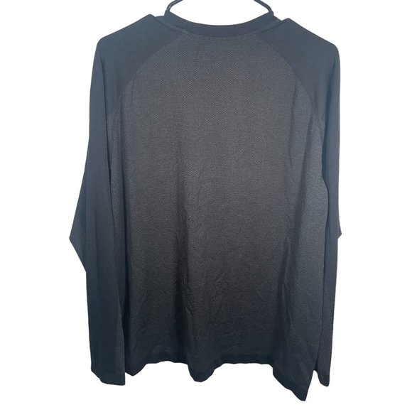 Fabletics The Training Day Long Sleeve Shirt Mens XXL Black Gym Athletic - Picture 5 of 5